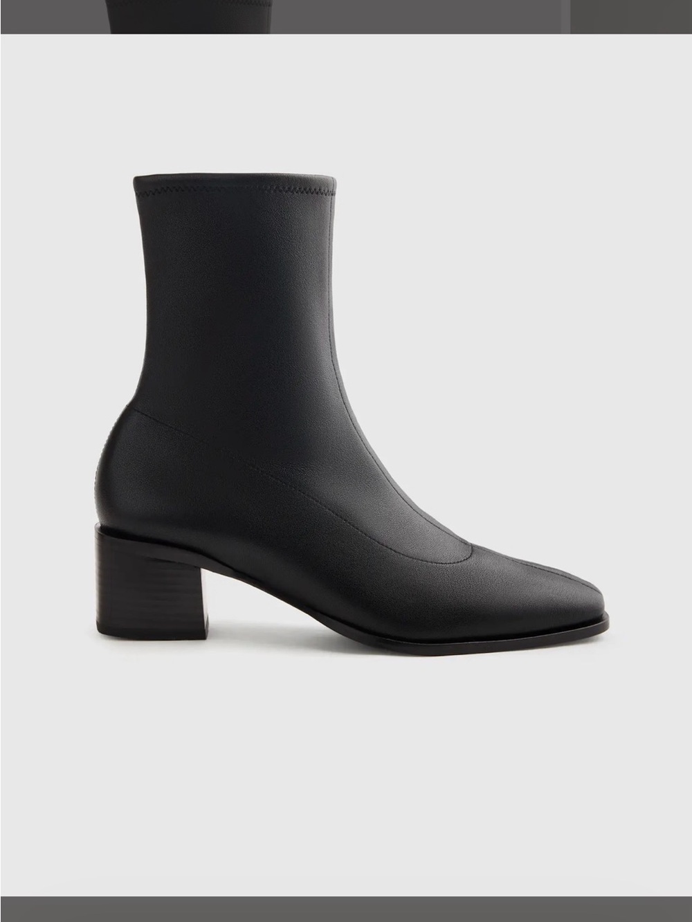 Quince Italian Leather Sock Boot Size 9 Women’s Bootie NWT